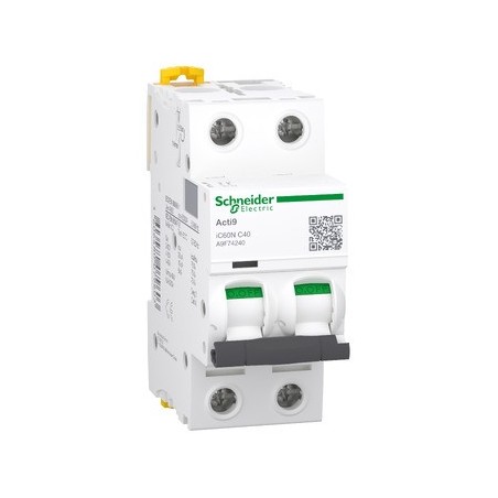 Disjoncteur miniature ACTI9 IC60N 2P 40A C[A9F74240]